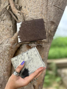 Carteras de cuero de vaca genuino para hombre, tarjeteros organizadores, estilo de moda informal, Cartera de mano de cuero de vaca corta - Product Image 4