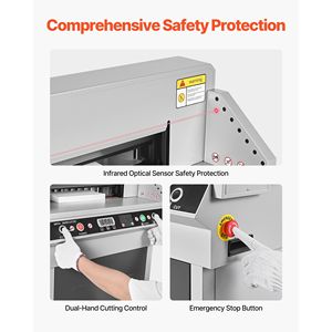 Taglierina Elettrica Professionale per Carta, Larghezza di Taglio 18,9 Pollici e Spessore di Taglio 1,97 Pollici, Modello 1 Hy - Product Image 5