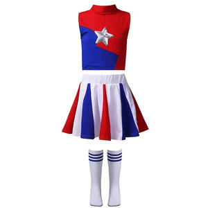 Ensemble athlétique deux pièces pour pom-pom girls, construction renforcée, vêtements légers et respirants pour les équipes de tournoi - Product Image 4