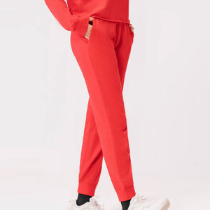 Nueva Llegada, Pantalones Deportivos de Moda para Mujer, Cómodos, Ajuste Regular, Cintura Elástica, Holgados, Gruesos, Cálidos para Invierno - Product Image 4