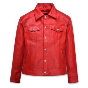 Premium Men's Leather <b>Jacket</b> Stylish Winter Outerwear Classic Fit Durable <b>Biker</b> <b>Jacket</b> for Casual and Formal Wear - Product Image 1