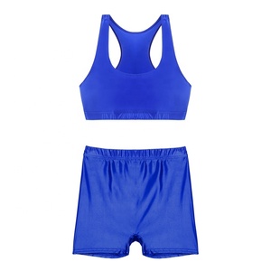 Femmes brillant <span class=keywords><strong>débardeur</strong></span> avec short ensembles <span class=keywords><strong>maillot</strong></span> <span class=keywords><strong>de</strong></span> <span class=keywords><strong>bain</strong></span> pour sport Fitness Yoga maillots <span class=keywords><strong>de</strong></span> <span class=keywords><strong>bain</strong></span> Gym entraînement plage piscine natation surf - Product Image 4