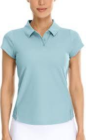 Womens sporty polo <b>tshirt</b> quick dry performance golf shirt <b>plain</b> blank summer apparel wholesale supply - Product Image 2