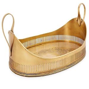 Bandeja de Servir de Metal Dorado con Forma de Manzana de Lujo, Bandeja Decorativa con Diseño de Frutas para Decoración del Hogar, Centro de Mesa - Product Image 6