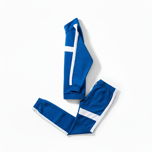 Vintage Football Tracksuit Custom OEM Breathable Sublimated Printed Front Quick Dry Short 100% Polyester Player Name Stand Neck - Product Image 3