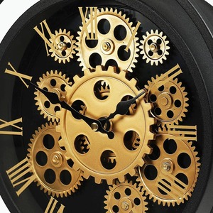 Artistic Style Black Metal <b>Table</b> <b>Clock</b> Ideal For Gifting Home Decor And Office Desk Styling Tabletop <b>Clock</b> Wholesale From India - Product Image 6