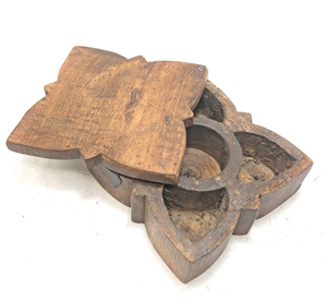 Wholesale Supplier Wood Spice <b>Box</b> with Brass Lid and Mandala Design Household Seasoning Storage Spice <b>Box</b> - Product Image 5