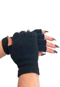 Guantes hasta la muñeca de color liso con jacquard para hombre y mujer, 100% lana, para las cuatro estaciones, con pantalla táctil, elásticos, talla única, para esquí, ciclismo, uso casual - Product Image 2