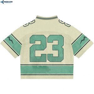 DAIZEN STAR INTERNATIONAL Men's Ice Hockey Jersey 23 Mesh V-Neck Short Sleeve Breathable Polyester Sport Apparel - Product Image 6