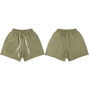 กางเกงขาสั้นทรงหลวมสบายๆ สำหรับผู้ชายผู้หญิง พร้อมหมุดย้ำด้านข้าง เอวยางยืด ดีไซน์เชือกผูก สตรีทแวร์ แฟชั่น กางเกงขาสั้นฤดูร้อน - Product Image 4