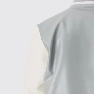 Veste universitaire premium pour homme, style Letterman, manteau de baseball personnalisé, mélange de laine et cuir, service d'échantillons OEM ODM - Product Image 4