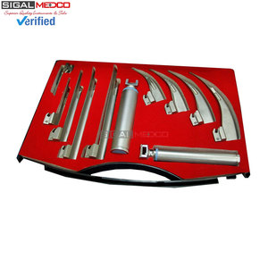High Quality Stainless Steel Manual Laryngoscope Set CE Certified Accurate Diagnosis Throat Conditions Durable Medical Surgical - Product Image 4