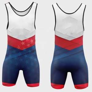 Traje de Lucha Libre Personalizado, Uniforme de Lucha Libre Elástico en Cuatro Direcciones, Secado Rápido, Estampado, Ropa de Artes Marciales de Una Pieza - Product Image 3