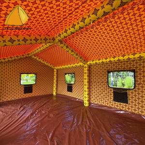 Facile à installer - Tente de désert gonflable, imperméable, portable, pour le camping en toutes saisons, design à motifs, ouverture automatique, résistante aux UV - Product Image 2