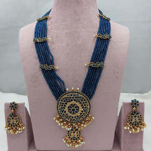 POTASSIUM Pearl <b>Long</b> <b>Necklace</b> Set-Elegant & Dazzling - Product Image 1