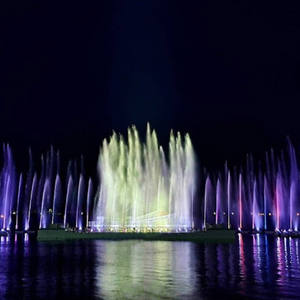 Fuente Musical Personalizada de Acero Inoxidable, Espectáculo de Agua con Láser, Fuente Seca, Agua Danzante, Luz LED Decorativa para Escenario - Product Image 4