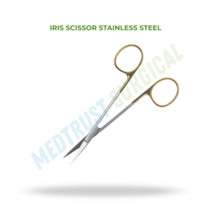 กรรไกรไอริส 11.5 ซม. เครื่องมือผ่าตัดกระดูกสันหลังสำหรับการตัดที่แม่นยำ - Product Image 2