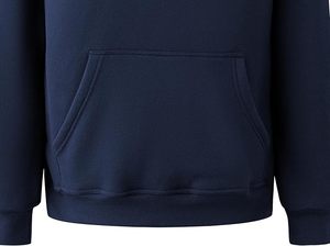 Sweat à capuche chaud en molleton de coton pour homme avec cordon de serrage réglable, séchage rapide et respirant, style streetwear, avec poches - Product Image 4