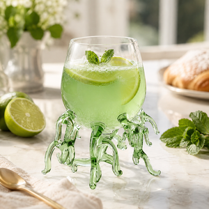 Verres à cocktail transparents en borosilicate faits à la main de 280 ml, sans plomb, coupe Martini, verres à margarita, verrerie de bar réutilisable en gros - Product Image 1