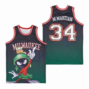 เสื้ออเมริกันฟุตบอล ปักลาย 3 มิติ พิมพ์ลายแบบรีดร้อน ไซส์ US สำหรับเล่นกีฬา PIPPEN HEY ARNOLD REPTAR สำหรับผู้ใหญ่ ด้านหน้า - Product Image 4
