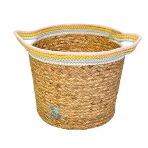Cesta para Bebé de Jacinto de Agua Natural Hecha a Mano, Cesta Moisés para Recién Nacidos, Almacenamiento Ecológico para Guardería, Venta al por Mayor - Product Image 1