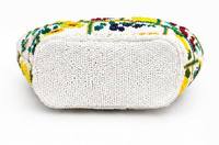 Sac à main de soirée élégant pour femme, brodé et perlé, fait main, pour mariages et festivals, couleur et taille personnalisables, sac promotionnel