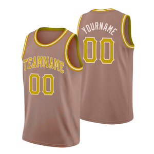 Custom Basketball Jersey Olive Green <b>Maroon</b> Trim Teamname 00 Unisex Adult Breathable Polyester Tank <b>Top</b> - Product Image 4