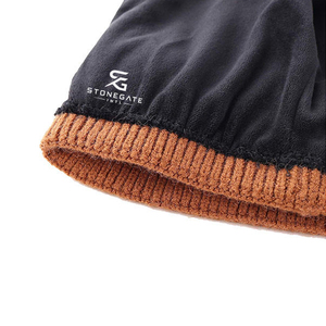 Fashionable Unisex Winter <b>Beanie</b> <b>Hat</b> Ribbed Knit Skull Cap Soft Warm Acrylic Cuff Outdoor Headwear for <b>Men</b> Women Daily Styling - Product Image 4