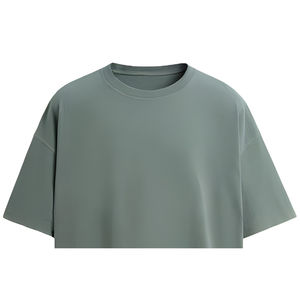 Camiseta Deportiva Personalizada Lisa de Cuello Redondo, Ligera, de Secado Rápido, para Gimnasio, Venta al Por Mayor, Camiseta Blanca - Product Image 3