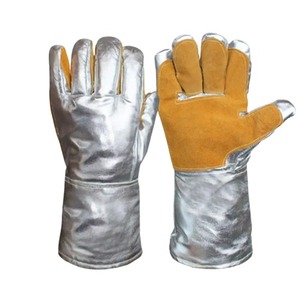 Guantes de Soldadura Profesionales CAPTAIN INDUSTRY CI-WG-107, Protección Térmica, Seguridad, Uso en Exteriores, Unisex, Cuero, Anti-UV, Antideslizantes - Product Image 4