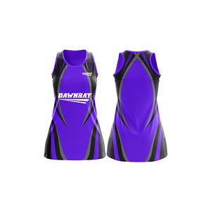 เสื้อเจอร์ซีย์เน็ตบอลสำหรับผู้หญิงมืออาชีพ |   ชุดยูนิฟอร์มเน็ตบอลแบบซับลิเมชั่นพร้อมโลโก้ทีม ชื่อ และหมายเลข |   โพลีเอสเตอร์ที่ระบายอากาศได้ดี - Product Image 3