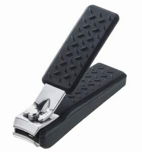 Cortaúñas de la Mejor Calidad, Color Negro, con Agarre, de Acero Inoxidable, Instrumentos de Belleza - Product Image 1