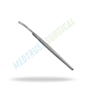 Bisturí de Rinoplastia Curvo Converse de 15 cm con Extremo de Botón, Bisturí Quirúrgico para Cirugía Plástica ORL, Instrumento de Acero Inoxidable - Product Image 4
