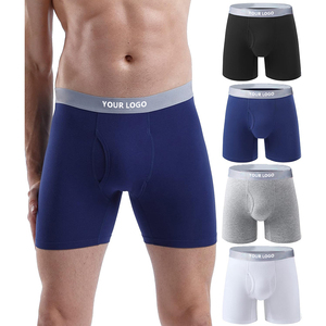 Ropa Interior Masculina, Calzoncillos Boxer de Algodón Elástico, Cintura Alta, Transpirables, Ecológicos, de Alta Calidad Premium, Diseño Anti-Rozaduras, Venta al Por Mayor - Product Image 4