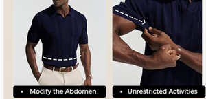 Camisas de Verano para Hombre, 100% Algodón, Manga Corta, Cuello en V, Tejido de Punto, Polos Casuales de Golf - Product Image 5