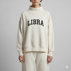 Women Oversized Long Front Mockneck Soft Warm Cotton Winter Pullover Relaxed Loose Fit Casual Cozy Street Fashion <b>Top</b> - Product Image 1