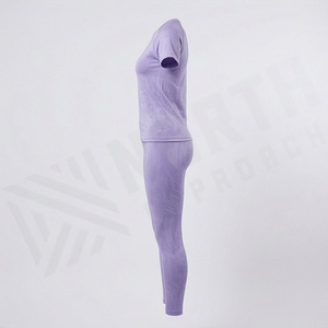 Ensemble de yoga pour femmes, vêtements de sport respirants pour la gym, tenue de fitness, vêtements de sport athlétiques, tenue de course à pied - Product Image 3