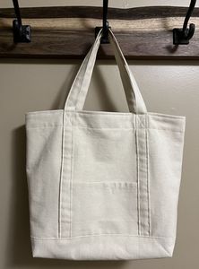 Sac fourre-tout en toile de coton épaisse - Impression de logo personnalisé OEM/ODM, sac promotionnel et cadeau d'entreprise, vente en gros - Product Image 2