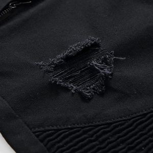 Shorts en jean droits pour hommes, personnalisés, de haute qualité, pour l'été, avec poches plaquées, respirants et à séchage rapide, vente en gros OEM - Product Image 6