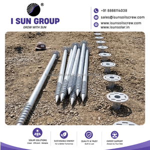 Vis de terre en acier galvanisé à chaud sur mesure pour fondations solaires - Vente en gros - Product Image 6