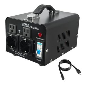 Trasformatore di Potenza per Uso Domestico 1500VA, Convertitore di Tensione da 110V a 220V e Viceversa - Product Image 1