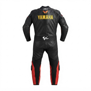 Traje de Motociclismo Unisex Ramaha de Cuero Vacuno/Canguro Estampado, Mono de Una Pieza de Secado Rápido e Impermeable, OEM CE - Product Image 2