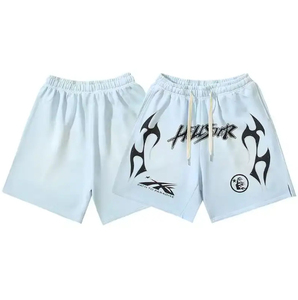 Wholesale OEM High Quality Ash Grey Men's Athletic <b>Shorts</b> Custom Brand Cotton Polyester Blend Training <b>Shorts</b> Premium Wholesale - Product Image 5