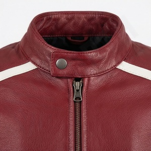 Veste de moto en cuir style biker pour homme NAI-0491A, service de fabrication OEM, veste de moto, vêtements d'extérieur, couleur personnalisée. - Product Image 4