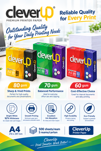 Papel para Impresora Clever A4 80, Blancura 92%, Tamaño 210x297 mm, 80 g/m², 5 Resmas, 500 Hojas por Resma, 5 Resmas por Caja - Product Image 6