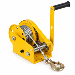 Treuil manuel de récupération de tuyaux de forage avec câble en acier |   Palans manuels pour travaux de construction de puits et de dégagement sur site - Product Image 1
