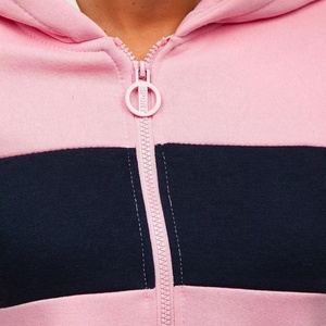 Sudaderas Deportivas de Invierno Casuales de Moda Personalizadas, Tejidas, 100% Algodón, para Mujer, con Estampado Personalizado y Patchwork - Product Image 3