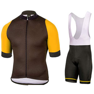 Ensembles de maillots de cyclisme pour hommes, super légers, respirants, à séchage rapide, avec bretelles, personnalisables - Product Image 4
