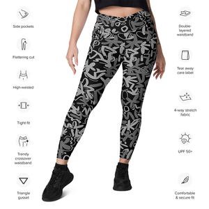 Lightweight Stretch Womens Leggings Customizable Gym <b>Pants</b> High Waist Athletic Wear For Clubs And Brands - Product Image 5