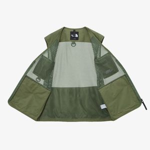 Gilet en maille The North Face vert olive, séchage rapide, unisexe, équipement de plongée pour lacs et rivières - Product Image 5